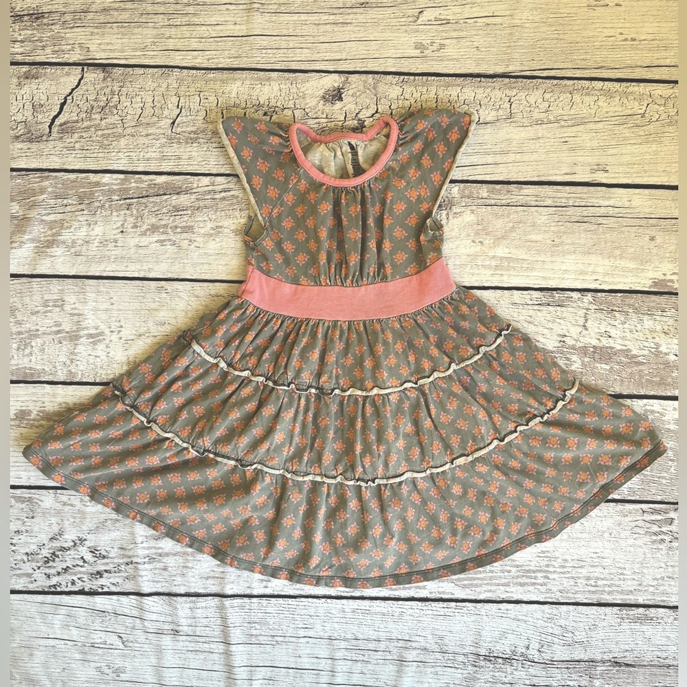 Tea Collection 3T Cap Sleeve Layered Twirl Dress